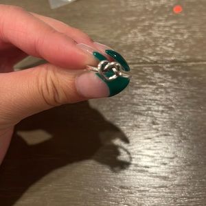 JAMES AVERY DELICATE HEART KNOT RING SIZE 5